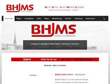 Tablet Screenshot of bhjms-radio.de